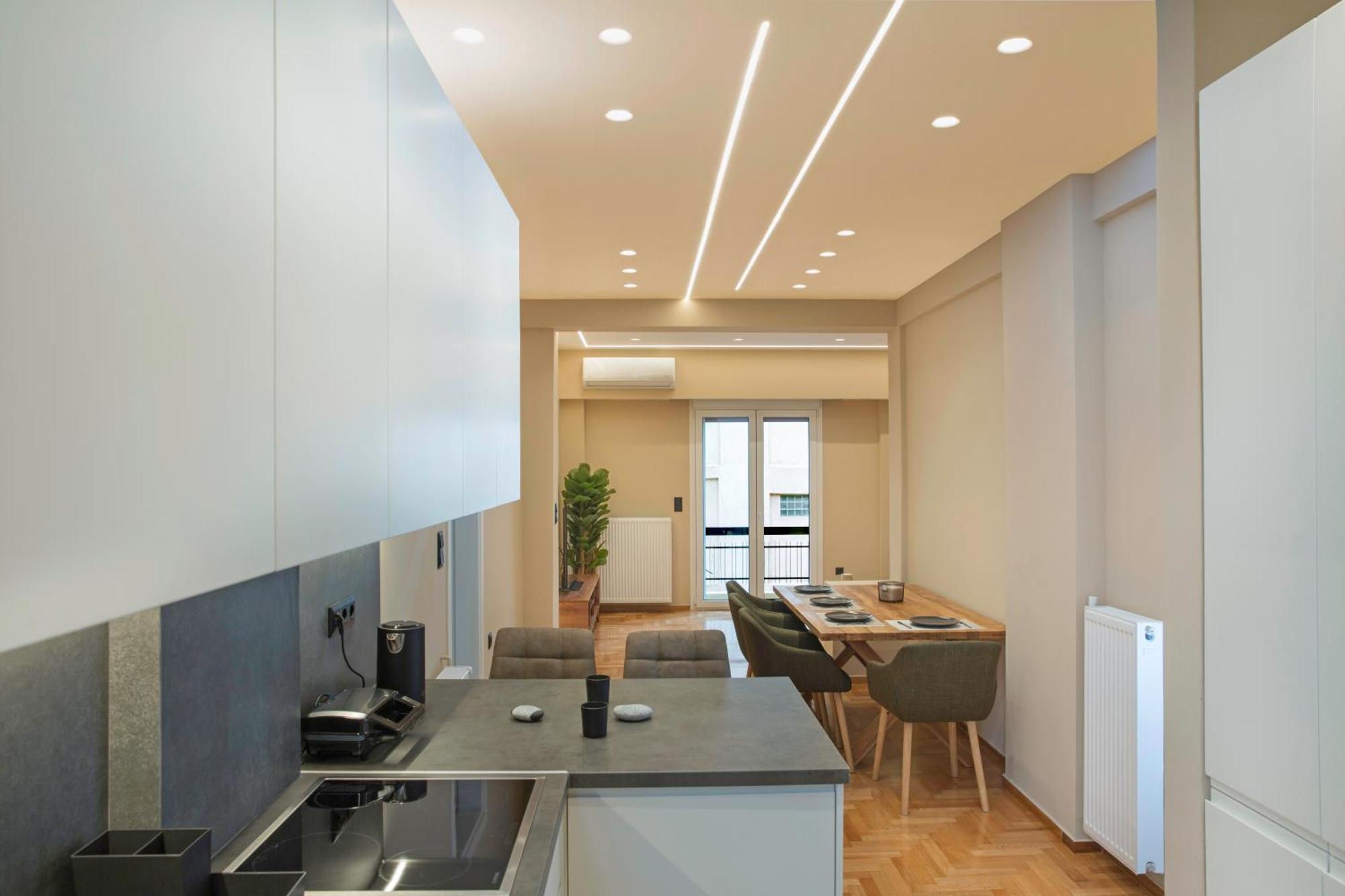 אתונה Urban Spacious Apartment Near Kallimarmaron מראה חיצוני תמונה